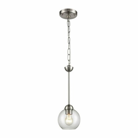 THOMAS LIGHTING Astoria 1-Light Mini Pendant In Brushed Nickel CN280152